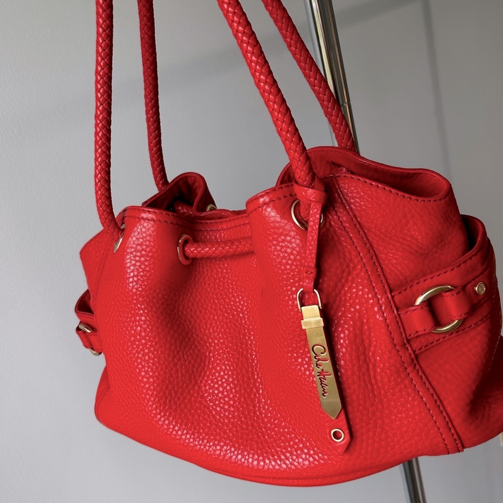 NEW Orange Leather Women's Bag